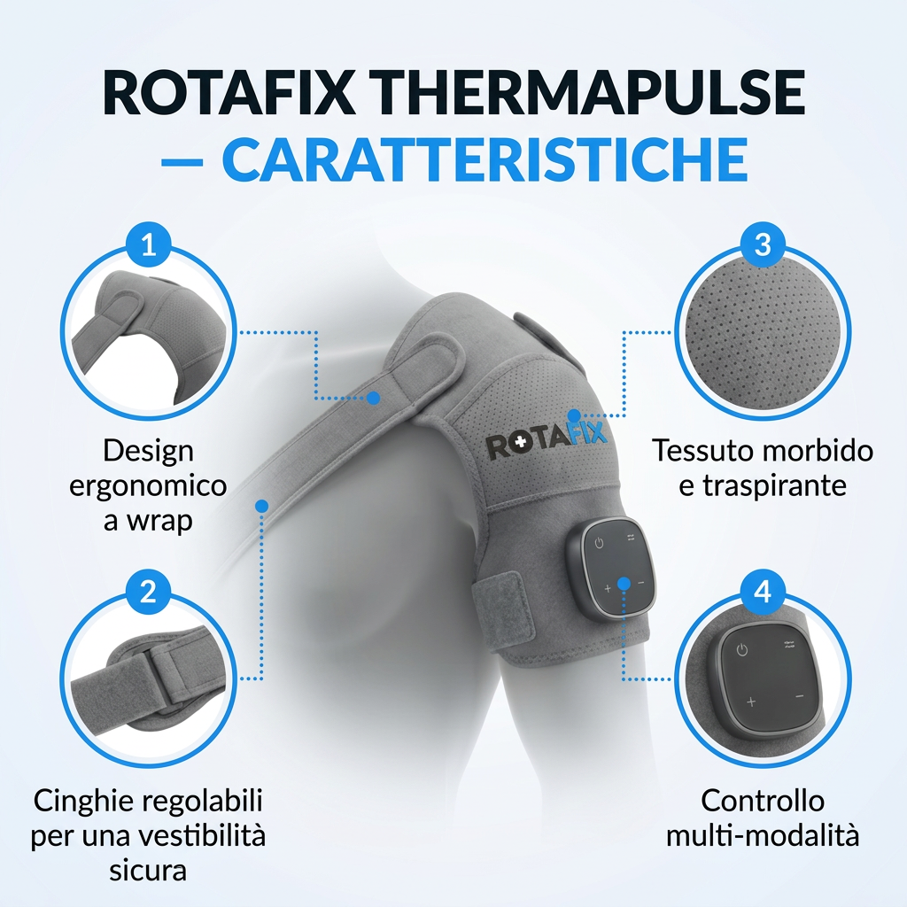 ThermaPulse® Fascia Riscaldante e Massaggiante